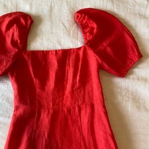 NWT Coral Ruffle Dress